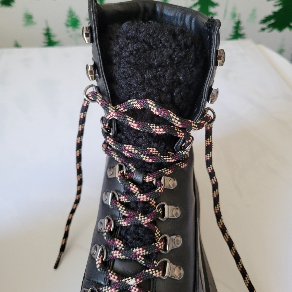 New Circus NY By Sam Edelman Black Platform Gail Boots. - Picture 5 of 8